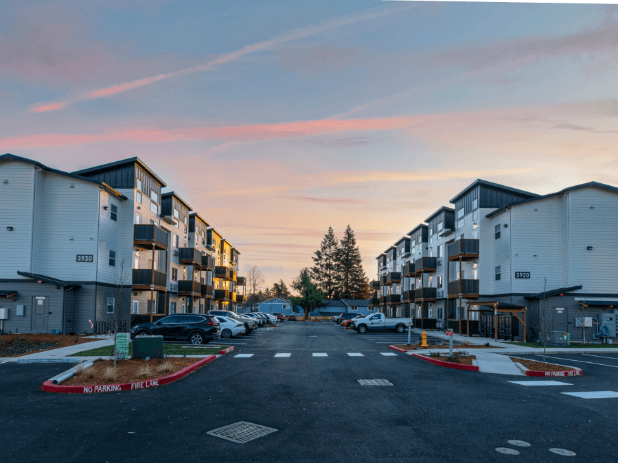 Verda Crossing apartments aerial view